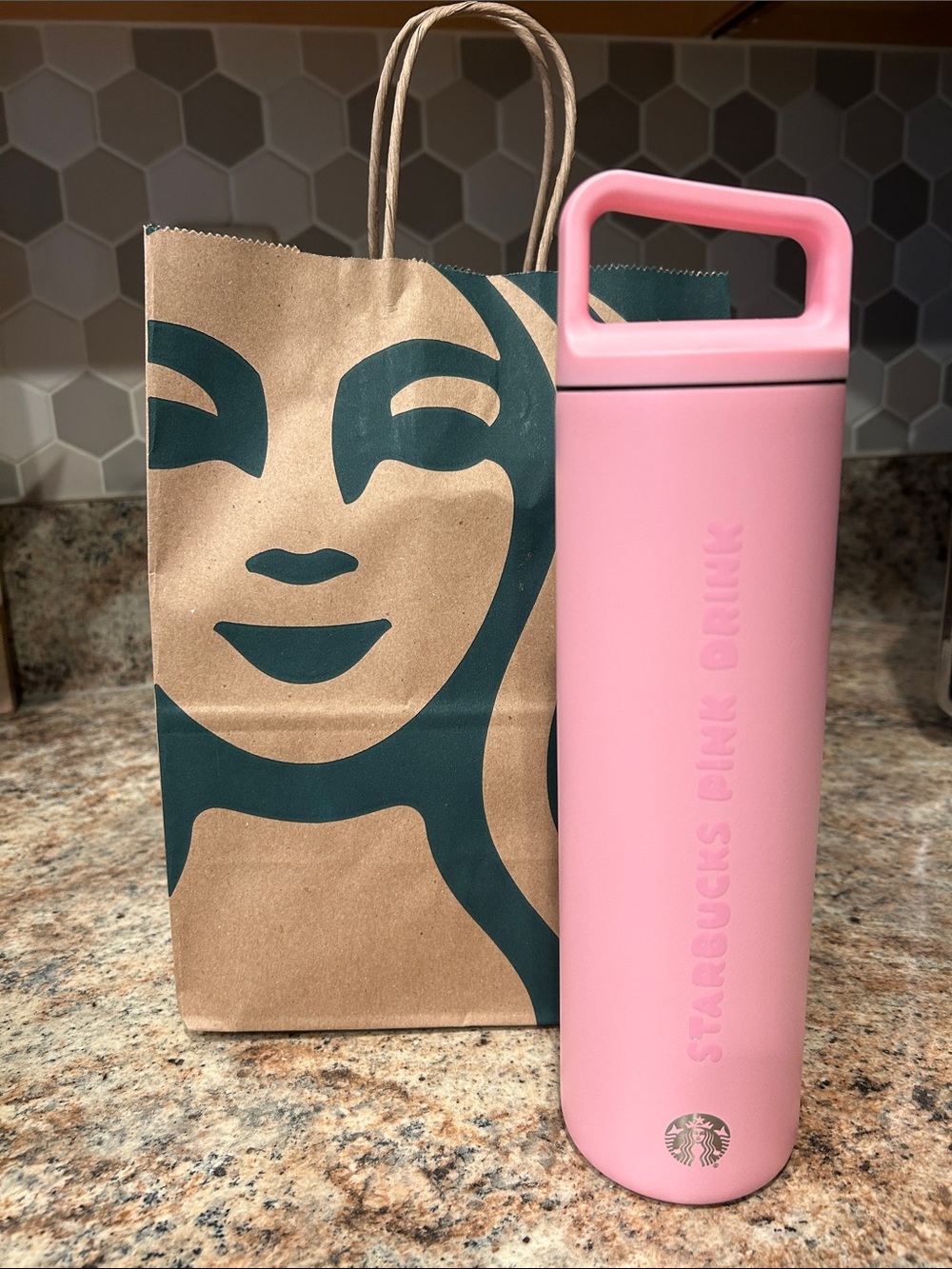 Starbucks 2026 Pink Drink 20oz Miir metal insulated Bottle NWT